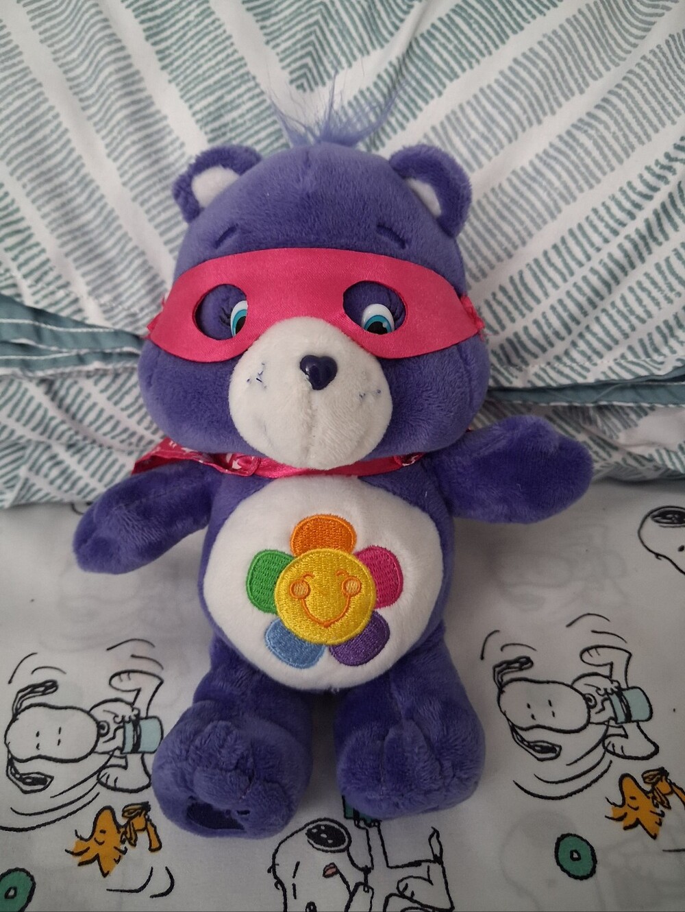 Care Bears Plush Harmony Bear Super Hero - 9" - Play Along - 2017